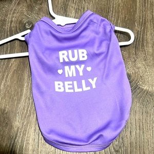 Rub My Belly pet T-shirt